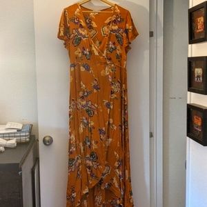 Floral Wrap Dress